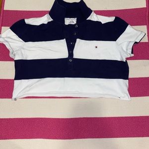 Tommy Hilfiger Cropped Polo Shirt